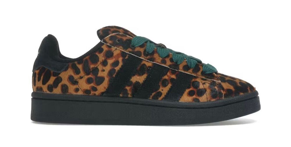 Adidas Campus 00s Cow Hair Leopard Sneakers Womens Size 6.5 New